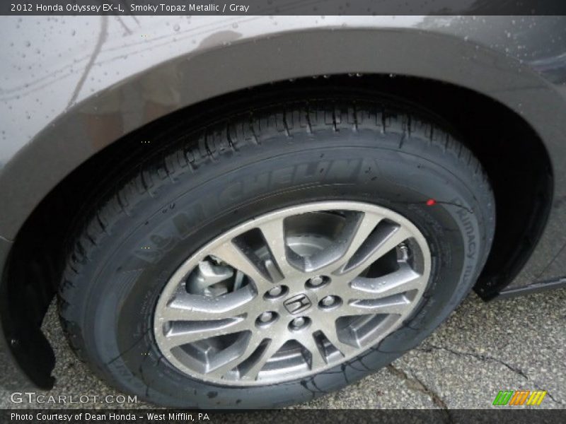 Smoky Topaz Metallic / Gray 2012 Honda Odyssey EX-L