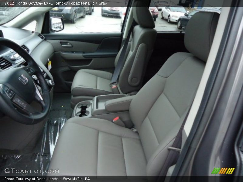 Smoky Topaz Metallic / Gray 2012 Honda Odyssey EX-L