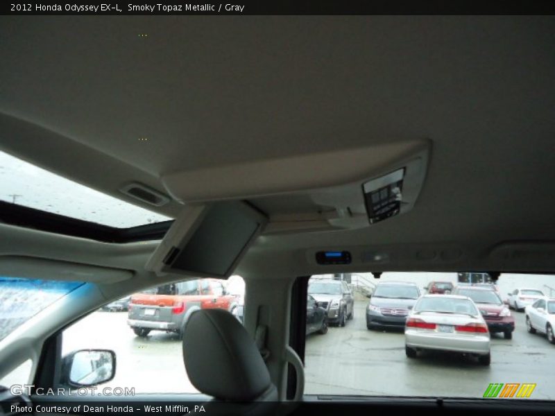 Smoky Topaz Metallic / Gray 2012 Honda Odyssey EX-L