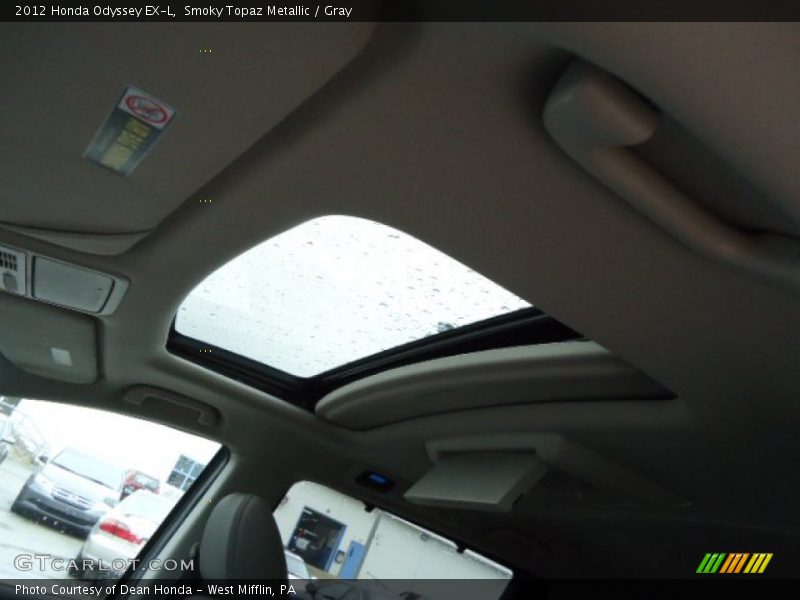 Smoky Topaz Metallic / Gray 2012 Honda Odyssey EX-L