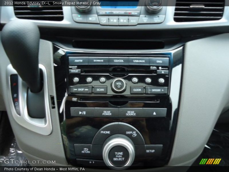 Smoky Topaz Metallic / Gray 2012 Honda Odyssey EX-L