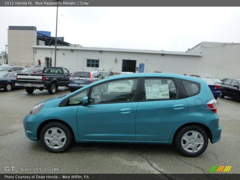 Blue Raspberry Metallic / Gray 2012 Honda Fit