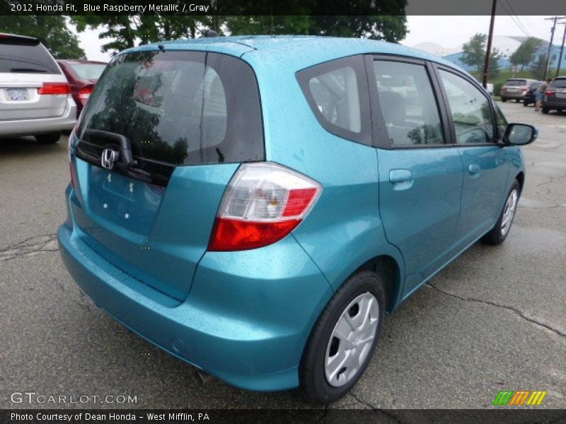 Blue Raspberry Metallic / Gray 2012 Honda Fit