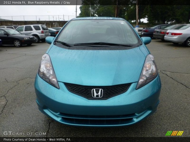 Blue Raspberry Metallic / Gray 2012 Honda Fit