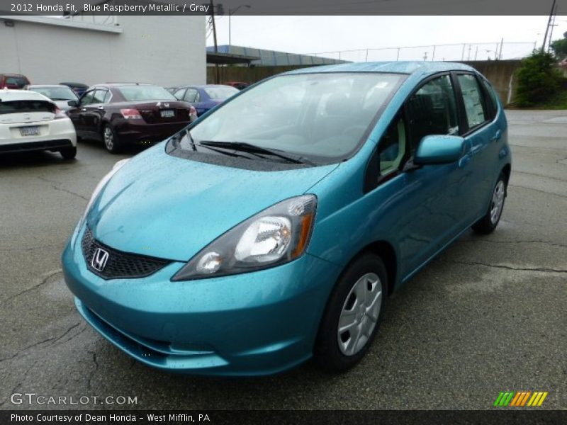 Blue Raspberry Metallic / Gray 2012 Honda Fit