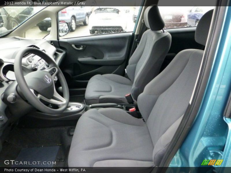 Blue Raspberry Metallic / Gray 2012 Honda Fit