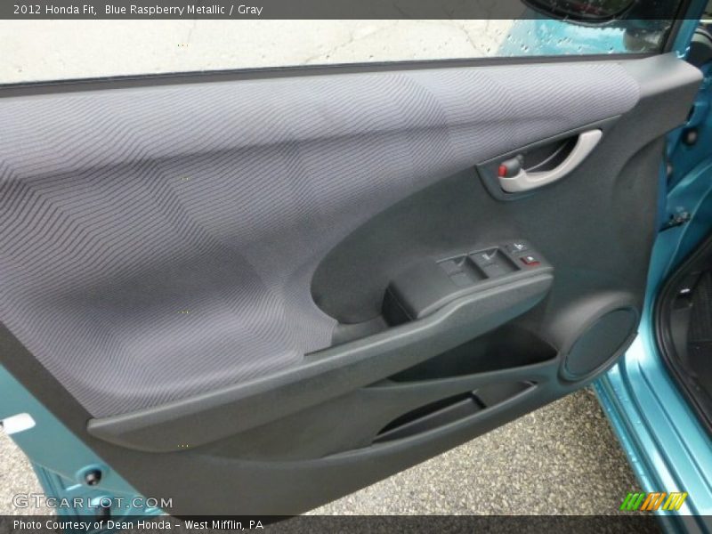 Blue Raspberry Metallic / Gray 2012 Honda Fit