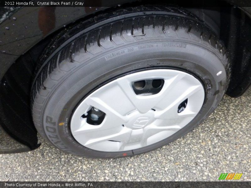 Crystal Black Pearl / Gray 2012 Honda Fit