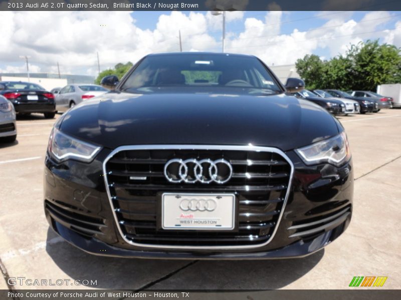 Brilliant Black / Nougat Brown 2013 Audi A6 2.0T quattro Sedan