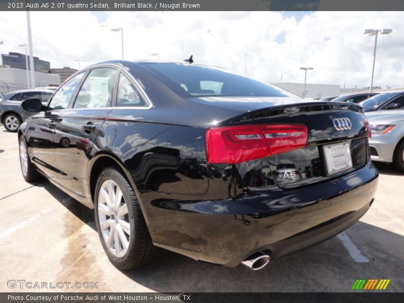 Brilliant Black / Nougat Brown 2013 Audi A6 2.0T quattro Sedan