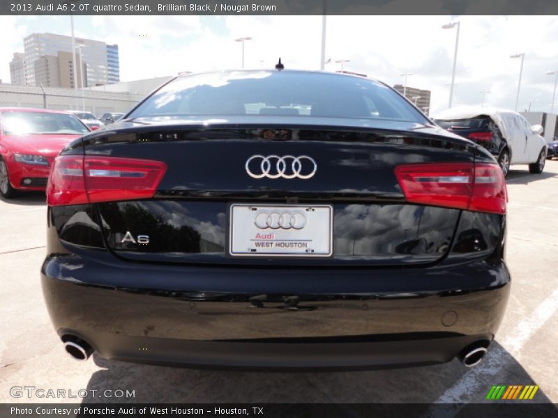 Brilliant Black / Nougat Brown 2013 Audi A6 2.0T quattro Sedan