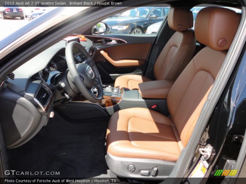 Brilliant Black / Nougat Brown 2013 Audi A6 2.0T quattro Sedan
