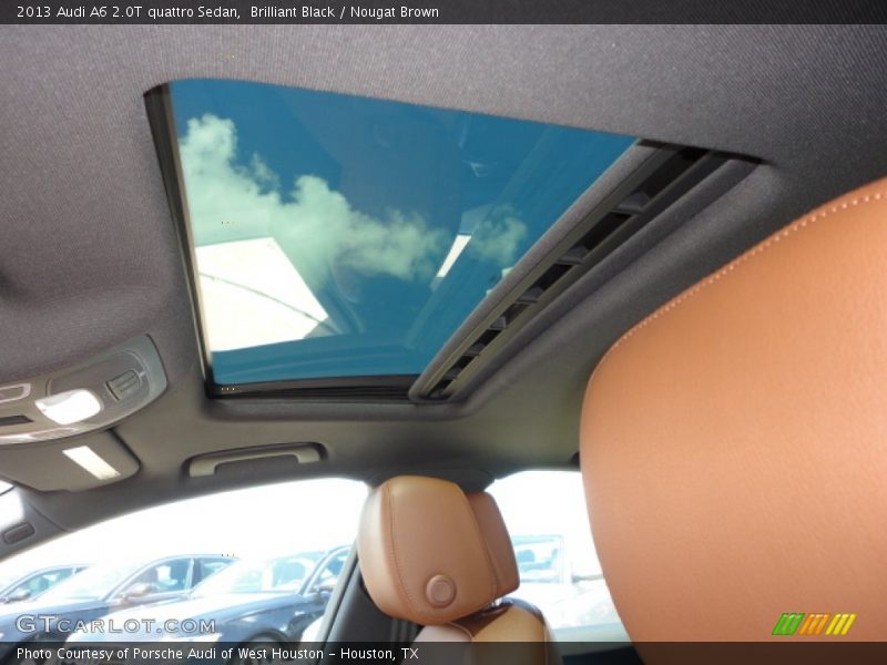 Brilliant Black / Nougat Brown 2013 Audi A6 2.0T quattro Sedan