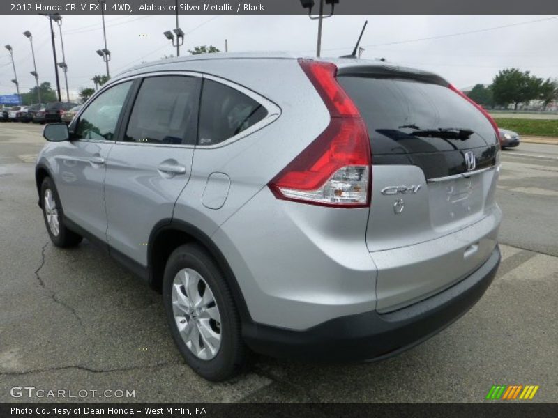 Alabaster Silver Metallic / Black 2012 Honda CR-V EX-L 4WD