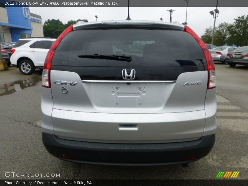 Alabaster Silver Metallic / Black 2012 Honda CR-V EX-L 4WD