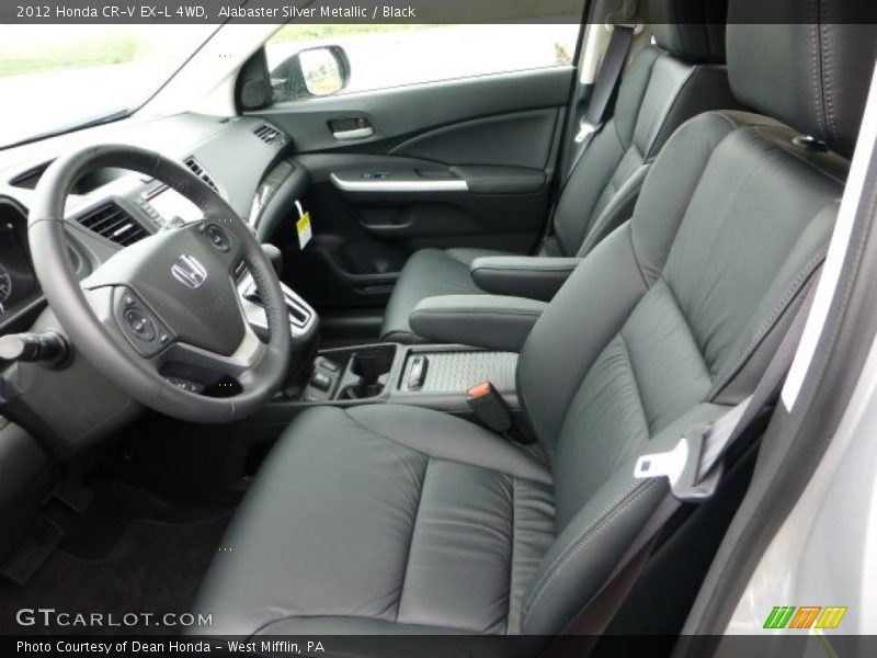 Alabaster Silver Metallic / Black 2012 Honda CR-V EX-L 4WD