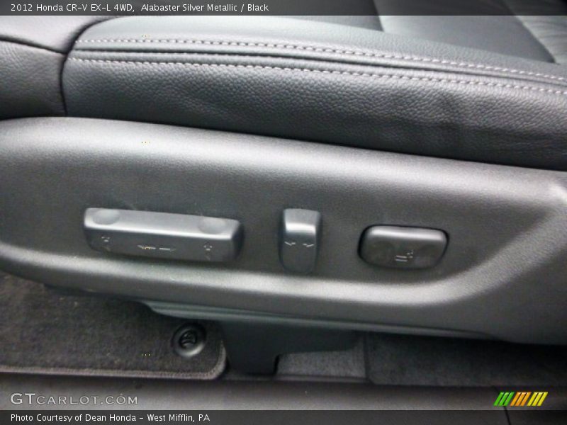 Alabaster Silver Metallic / Black 2012 Honda CR-V EX-L 4WD