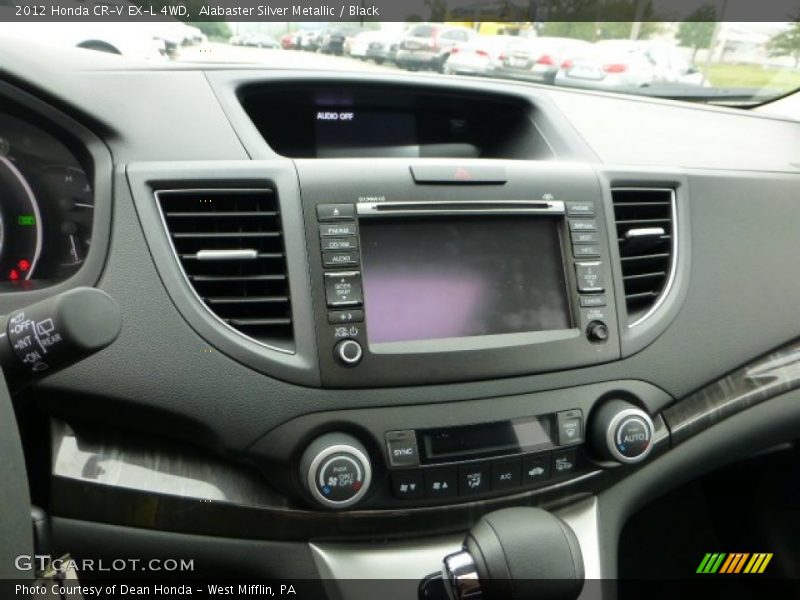 Alabaster Silver Metallic / Black 2012 Honda CR-V EX-L 4WD