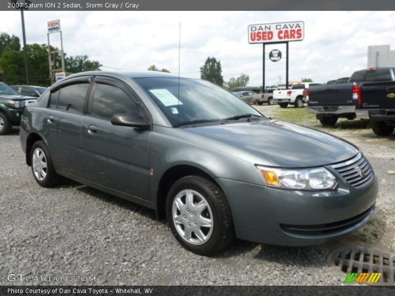 Storm Gray / Gray 2007 Saturn ION 2 Sedan
