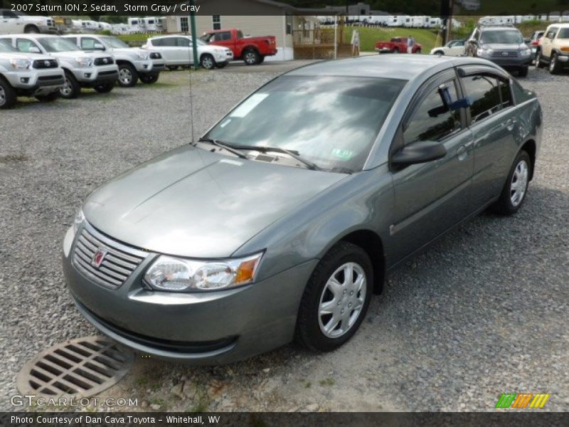 Storm Gray / Gray 2007 Saturn ION 2 Sedan