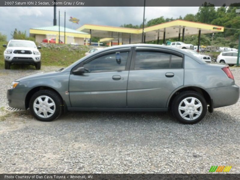 Storm Gray / Gray 2007 Saturn ION 2 Sedan