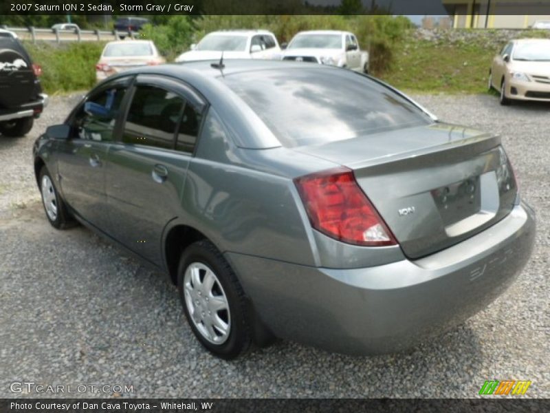 Storm Gray / Gray 2007 Saturn ION 2 Sedan