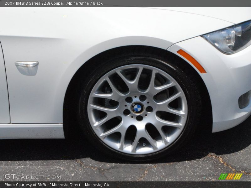 Alpine White / Black 2007 BMW 3 Series 328i Coupe