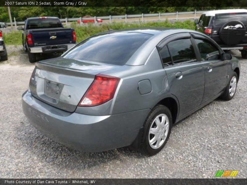 Storm Gray / Gray 2007 Saturn ION 2 Sedan
