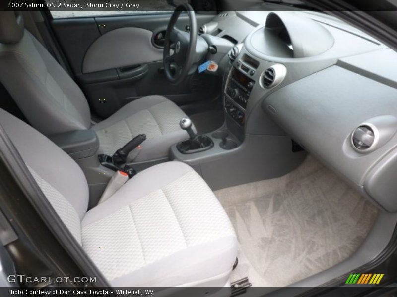Storm Gray / Gray 2007 Saturn ION 2 Sedan