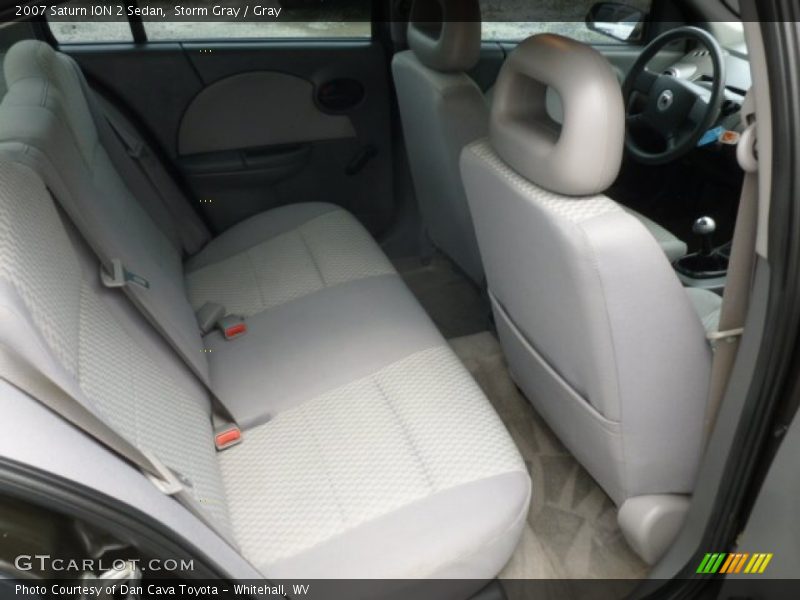 Storm Gray / Gray 2007 Saturn ION 2 Sedan