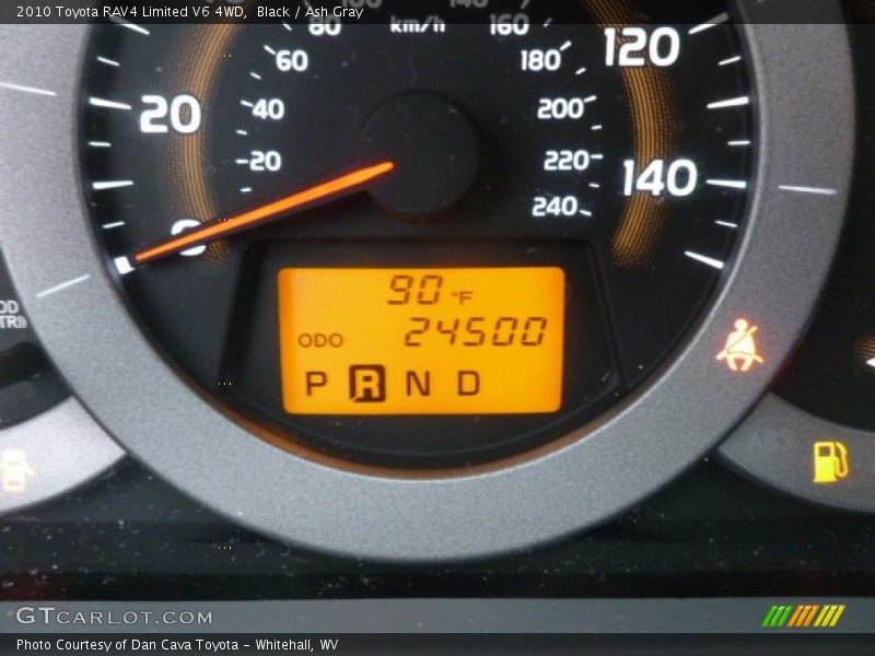 Black / Ash Gray 2010 Toyota RAV4 Limited V6 4WD