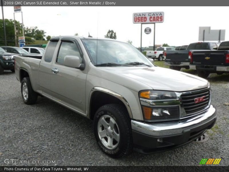 Silver Birch Metallic / Ebony 2009 GMC Canyon SLE Extended Cab