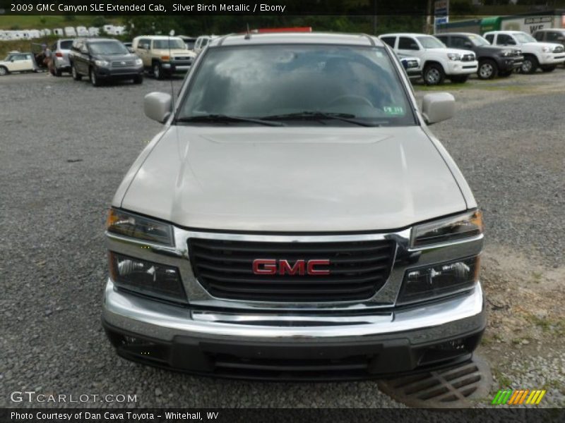 Silver Birch Metallic / Ebony 2009 GMC Canyon SLE Extended Cab