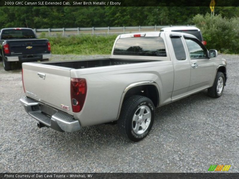 Silver Birch Metallic / Ebony 2009 GMC Canyon SLE Extended Cab