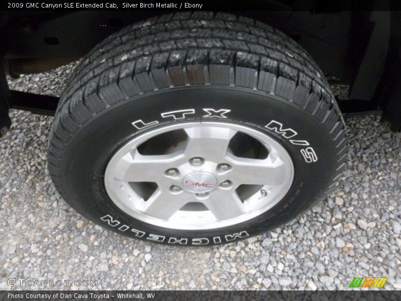 Silver Birch Metallic / Ebony 2009 GMC Canyon SLE Extended Cab