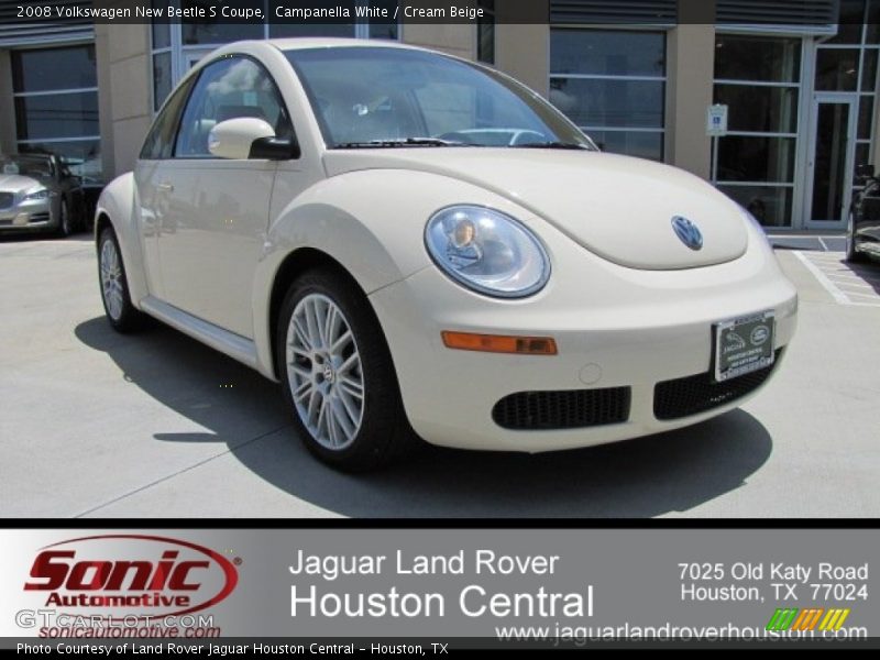 Campanella White / Cream Beige 2008 Volkswagen New Beetle S Coupe