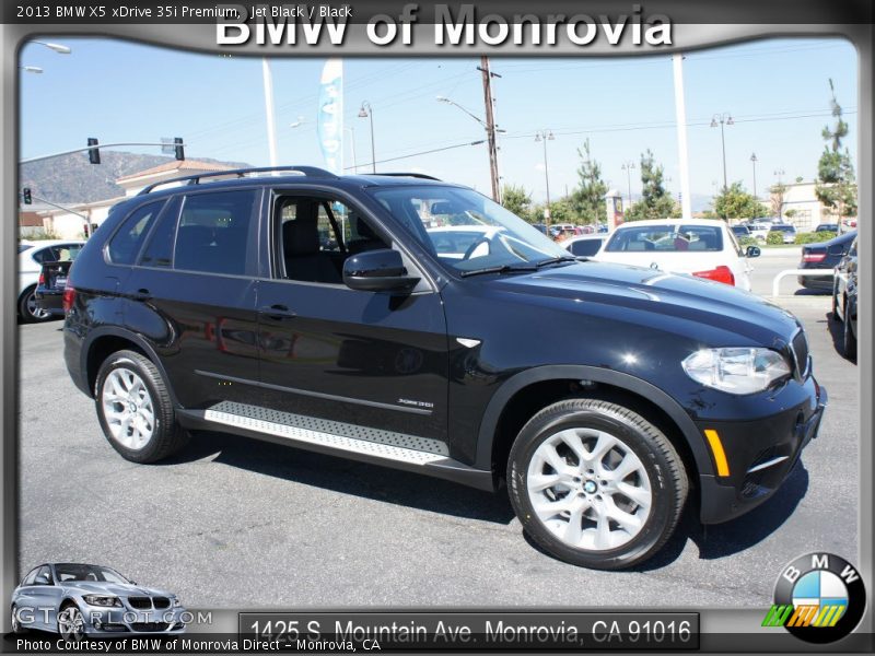 Jet Black / Black 2013 BMW X5 xDrive 35i Premium