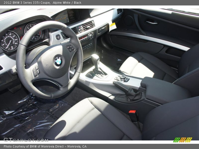 Alpine White / Black 2012 BMW 3 Series 335i Coupe