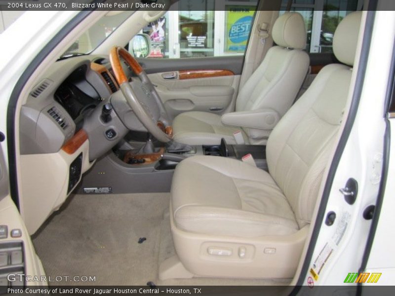 Blizzard White Pearl / Dark Gray 2004 Lexus GX 470