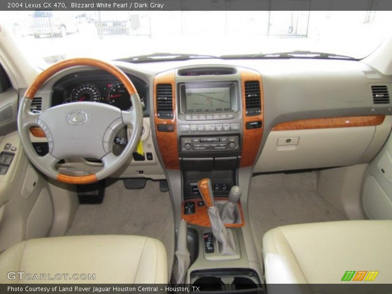Blizzard White Pearl / Dark Gray 2004 Lexus GX 470