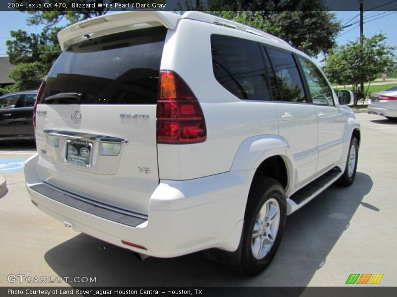 Blizzard White Pearl / Dark Gray 2004 Lexus GX 470