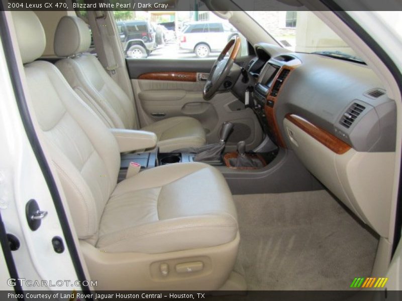 Blizzard White Pearl / Dark Gray 2004 Lexus GX 470