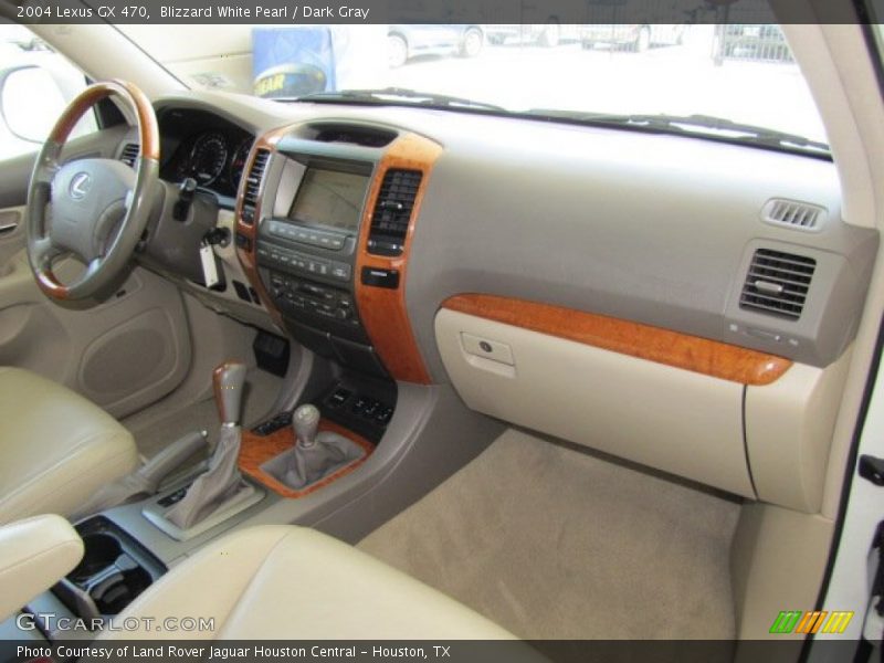 Blizzard White Pearl / Dark Gray 2004 Lexus GX 470