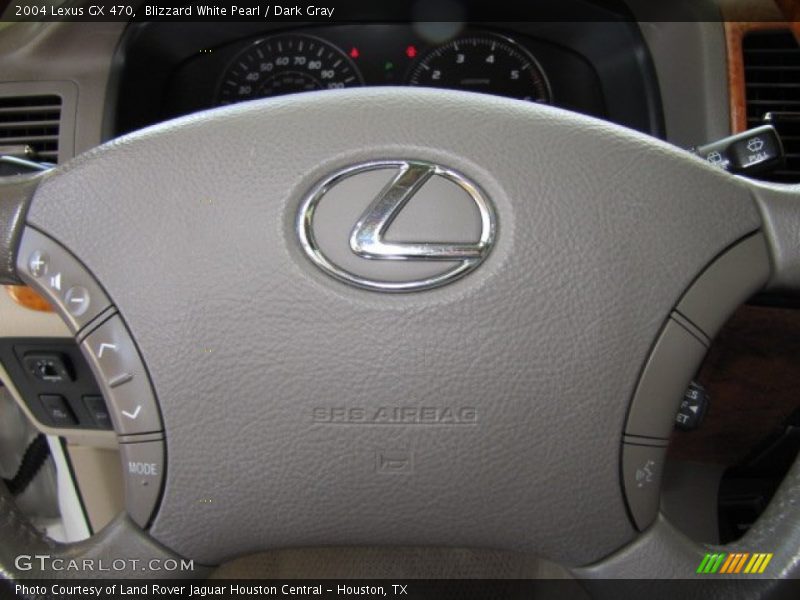 Blizzard White Pearl / Dark Gray 2004 Lexus GX 470