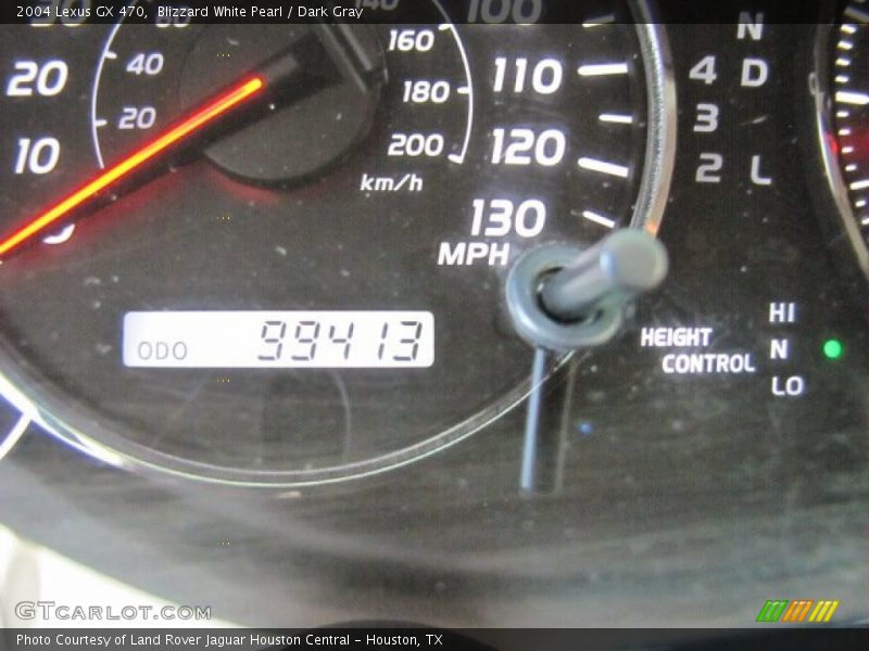 Blizzard White Pearl / Dark Gray 2004 Lexus GX 470