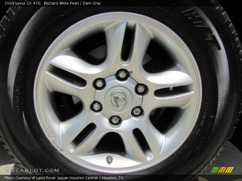 Blizzard White Pearl / Dark Gray 2004 Lexus GX 470