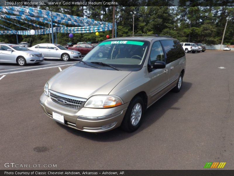 Harvest Gold Metallic / Medium Graphite 2000 Ford Windstar SEL