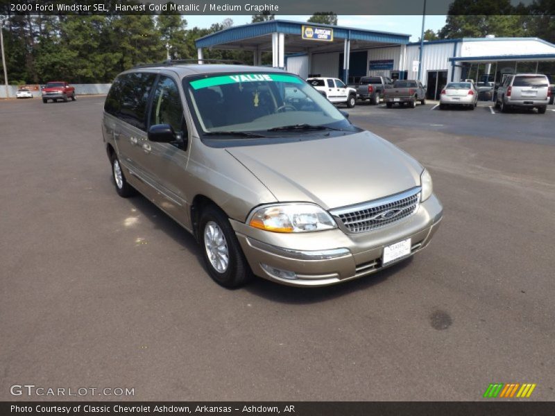 Harvest Gold Metallic / Medium Graphite 2000 Ford Windstar SEL