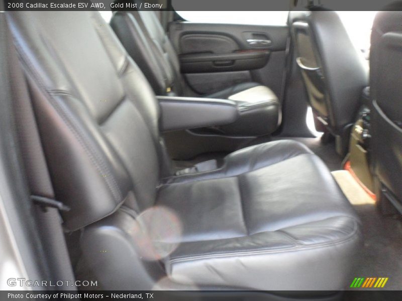 Gold Mist / Ebony 2008 Cadillac Escalade ESV AWD