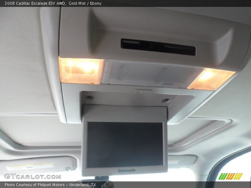 Gold Mist / Ebony 2008 Cadillac Escalade ESV AWD
